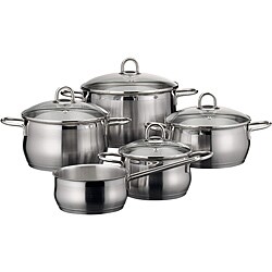 Elo Platinum Stainless Steel 9-piece Cookware Set