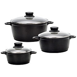 Elo Cast Aluminum Nonstick 6-piece Cookware Set Elo Cast Aluminum Nonstick 6-piece Cookware Set