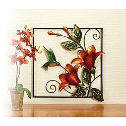 Deco Breeze Metal Hummingbird Wall Decor