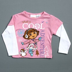 Nickelodeon Dora the Explora Toddler Girl's Doubler T-Shirt