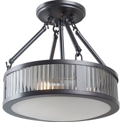 Brixton 2-light Bronze Chandelier