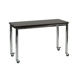 Laurence Brown Leather Table