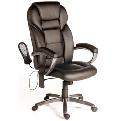 Comfort Products Relaxzen Shiatsu Massage Leather Executive Chair