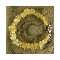 'Golden Garland' Citrine Bead Bracelet (India)