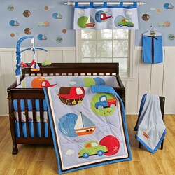 Tiny Trips 8-piece Baby Bedding Set