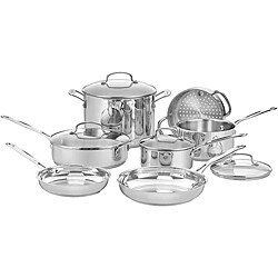 Cuisinart 77-11G Chef's Classic Stainless 11-piece Cookware Set Cuisinart 77-11G Chef's Classic Stainless 11-piece Cookware Set