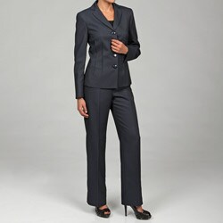 Le Suit Women's Midnight 2-piece Pant Suit