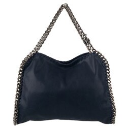 Stella McCartney 'Falabella' Blue Faux Leather Shopper Bag