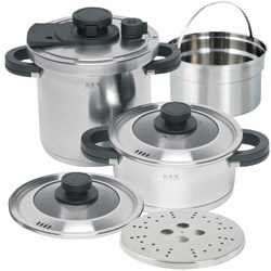 B/R/K 7-piece 9.5-inch Pressure Cookware Set