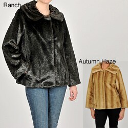 Jones New York Women's Faux Fur Short Coat