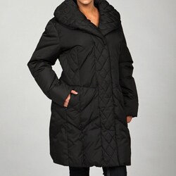 Larry Levine Women's Plus Size Down Coat