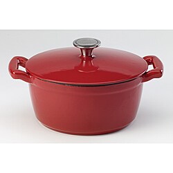 Sabatier Red 5.5-Quart Cast Iron Dutch Oven by Lifetime Brands