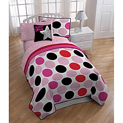 Glee 'Quinn' Twin-size 5-piece Reversible Bed in a Bag with Sheet Set