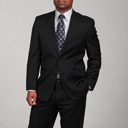 Joseph Abboud Men's Navy Stripe 2-button Wool Suit