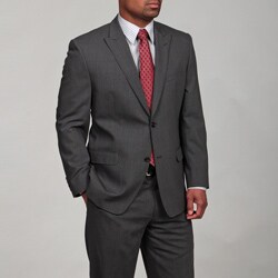 Joseph Abboud Men's Grey Two-button Wool Suit
