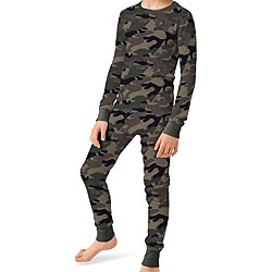 Hanes Boy's Camouflage 2-piece Thermal Set