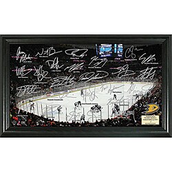 Highland Mint Anaheim Ducks Rink Signature Framed Photo