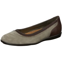 Hush Puppies Women's 'Adalia' Taupe Leather Flats