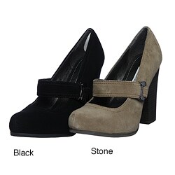 Calvin Klein Jeans Women's 'Natalie Kid' Suede Mary Janes