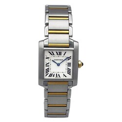 Pre-owned Cartier Women's 18k Yellow Gold Tank Francaise Watch