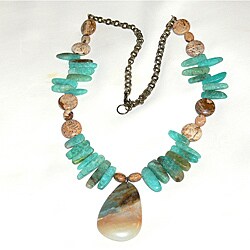 Susen Foster Goldplated 'Cruise the Nile' Multi-gemstone Necklace