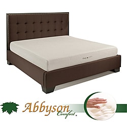 Abbyson Comfort 'Sleep-Green' 10-inch Queen-size Memory Foam Mattress