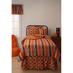 Game Day 4-piece Reversible Twin-size Duvet Cover and Insert Set