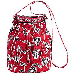 Vera Bradley Floral Drawstring Satchel