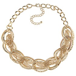 Alexa Starr Goldtone Chain Link Necklace