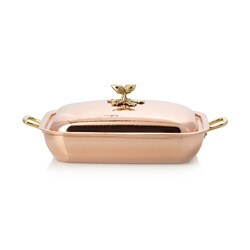 Ruffoni Italian Historia 6-Quart Copper Roasting Pan by Ruffoni