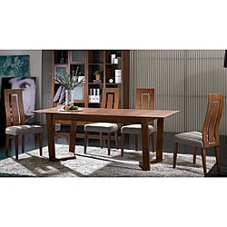 Gold Sparrow Julia Extension Cocoa Finish 7-piece Dining Set