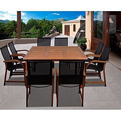 Cosmopolitan 9-piece Square Dining Set