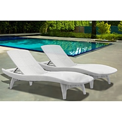 Atlantic Tahiti 2Pc Lounger Set White by Keter