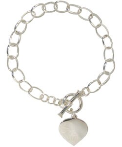 Sterling Silver Wounded Warrior Project 7-inch Charm Bracelet