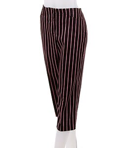 Tail Women's Black Stripe Capri Pant