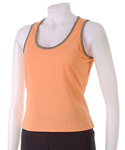 Tail Orange Mesh Cut-out Back Tank, Large and Extra Large
