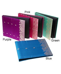 Handmade Photo Album in Banarasi Silk (India)