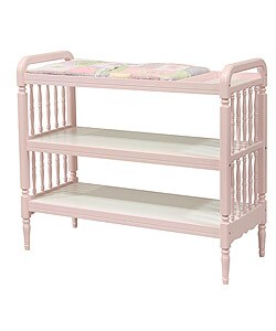 Pink Spindle Changing Table