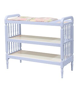 Blue Spindle Changing Table