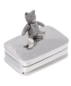 Toddot by Ari D. Norman Sterling Silver Bear Tooth Fairy Box