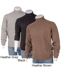 Prague Men's Pure Cashmere Turtleneck Pullover