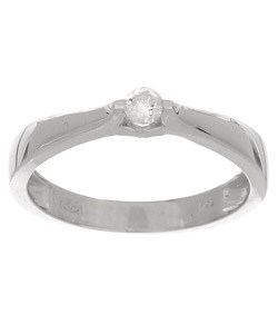 14kt White Gold 1/10-ct Diamond Promise Ring