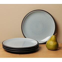 Denby 'Blue Jetty' Cornflower Blue/ Navy Salad Plates (Set of 4)