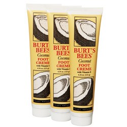 Burt's Bees Coconut Foot Creme (Pack of 3)