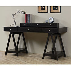 Sawhorse Desk with Hutch