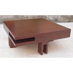 Block Walnut Coffee Table