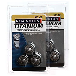 Remington SP-29 Titanium Replacement Cutters and Heads (Pack of 2)
