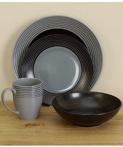 Block Race Track 16-piece Dinnerware Set