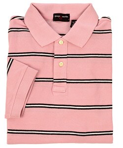 George & Martha Men's Pique Polo