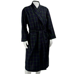 Embassy Apparel Men's Plaid Robe